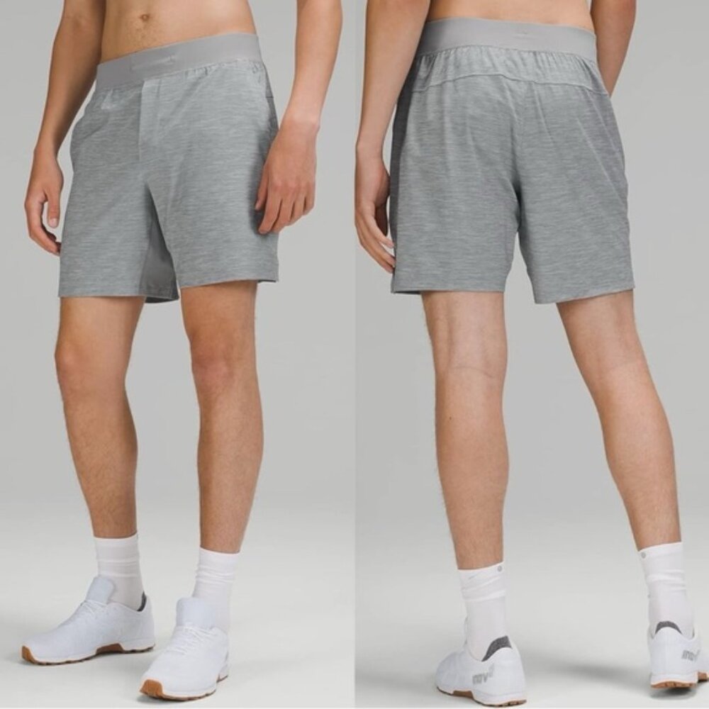 Lululemon | Heather Allover Sea Salt Light Cast T.H.E. Short | Size Small